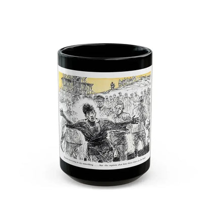 A Slave Escapes from Atomgrad (2), Blue Book Magazine, March 1950 - Black Coffee Mug 15oz - Go Mug Yourself