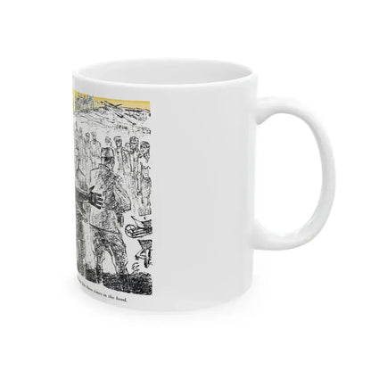 A Slave Escapes from Atomgrad (2), Blue Book Magazine, March 1950 - White Coffee Mug - Go Mug Yourself