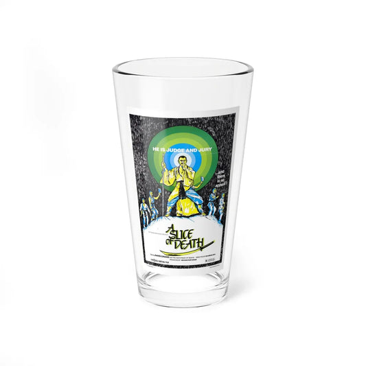 A SLICE OF DEATH 1979 Movie Poster - Pint Glass 16oz-16oz-Go Mug Yourself