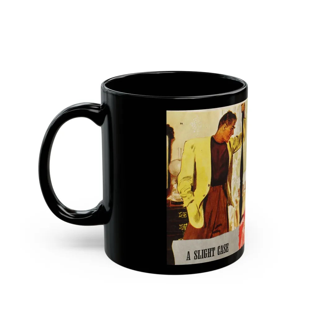 A Slight Case Of Connecticut - Black Coffee Mug-Go Mug Yourself