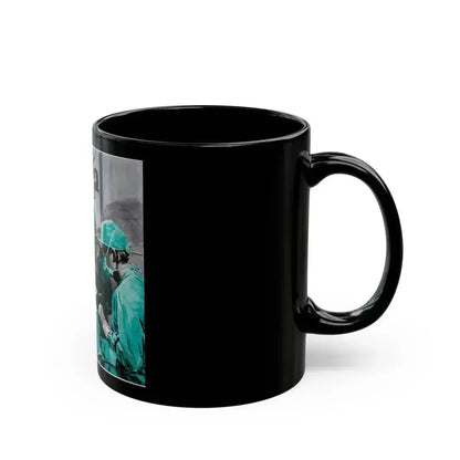 A Small Miracle For Peter, Spot Illustration (Reader's Digest, 1978) - Black Coffee Mug - Go Mug Yourself