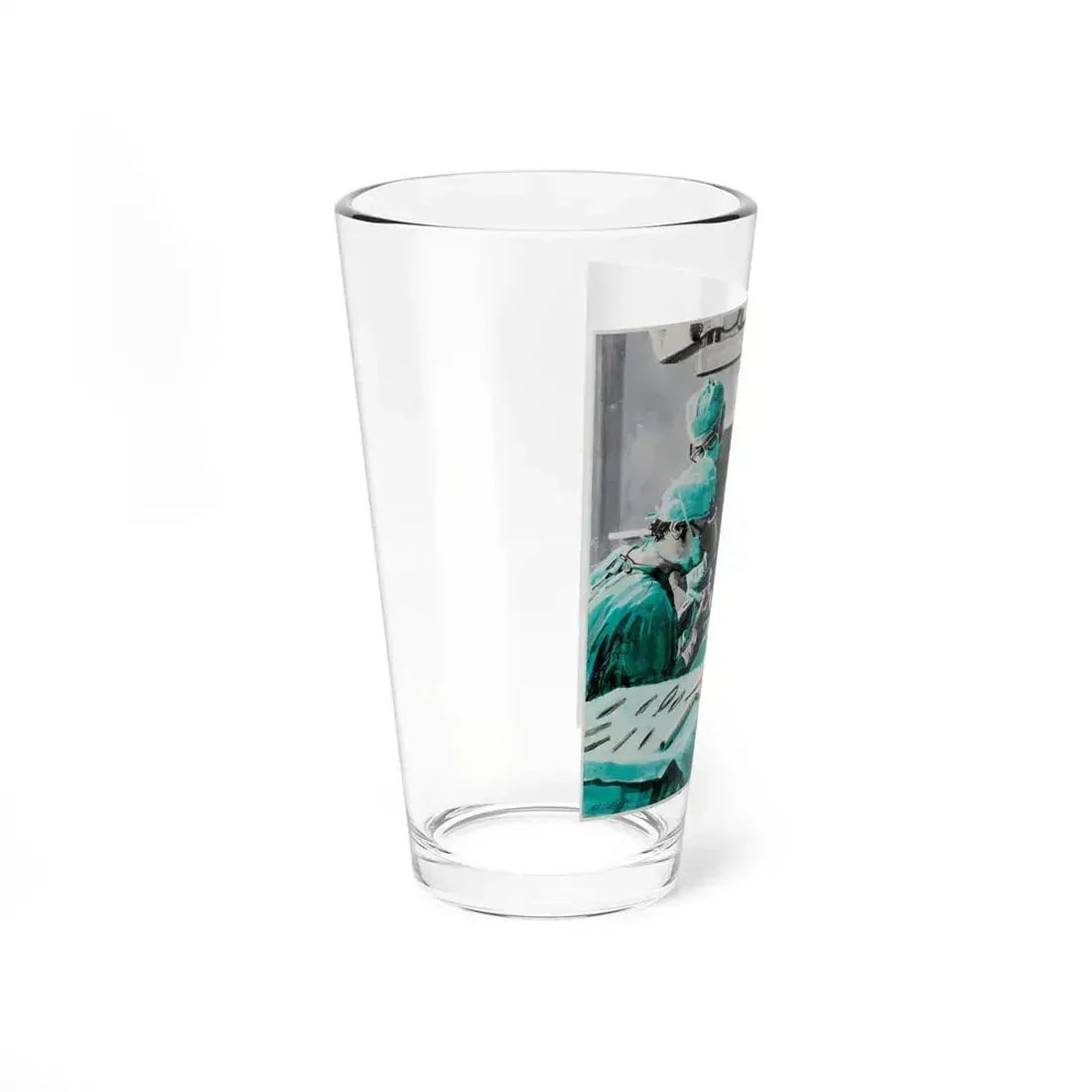 A Small Miracle For Peter, Spot Illustration (Reader's Digest, 1978) (Magazine Illustration) Pint Glass 16oz - Go Mug Yourself