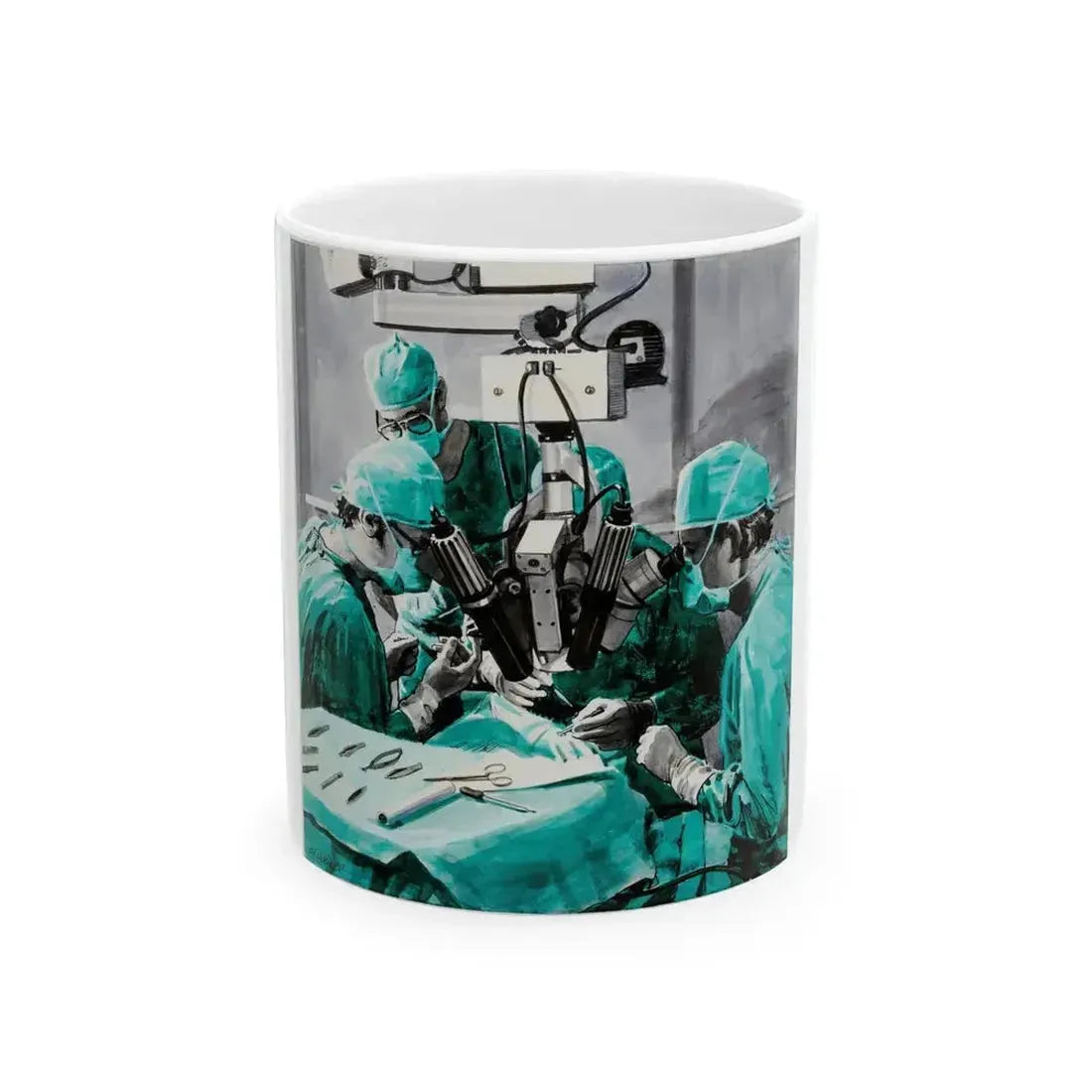 A Small Miracle For Peter, Spot Illustration (Reader's Digest, 1978) - White Coffee Mug 11oz - Go Mug Yourself