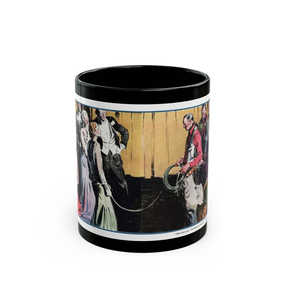 A Social Error (1), The American Magazine, August 1932 - Black Coffee Mug-11oz-Go Mug Yourself