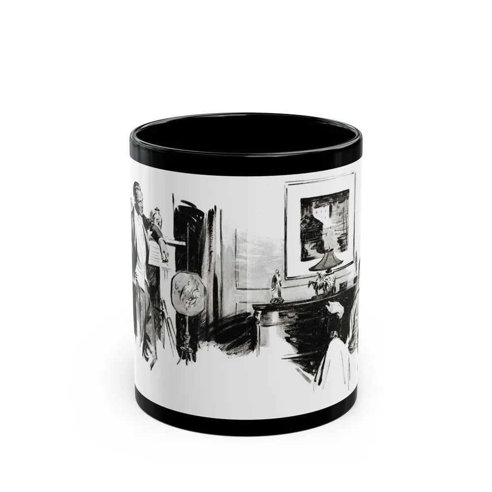 A Social Error (2), The American Magazine, August 1932 - Black Coffee Mug-11oz-Go Mug Yourself