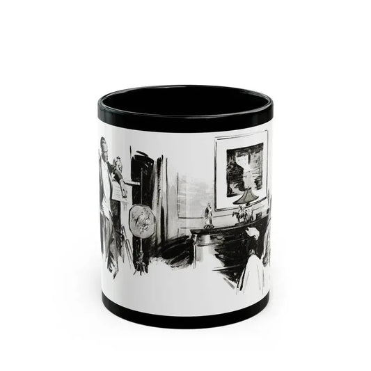 A Social Error (2), The American Magazine, August 1932 - Black Coffee Mug 11oz - Go Mug Yourself
