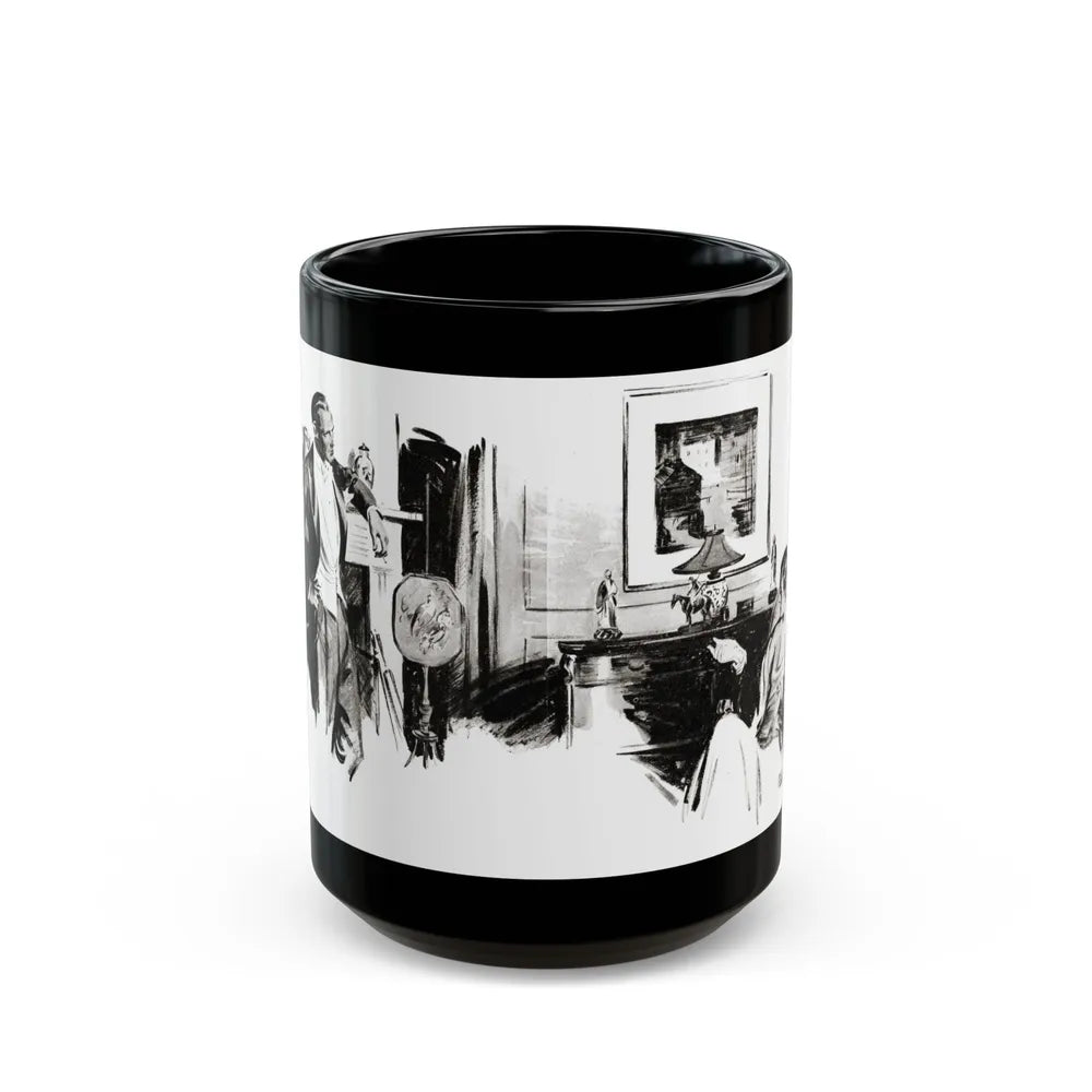 A Social Error (2), The American Magazine, August 1932 - Black Coffee Mug-15oz-Go Mug Yourself