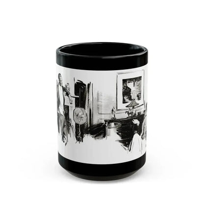 A Social Error (2), The American Magazine, August 1932 - Black Coffee Mug 15oz - Go Mug Yourself