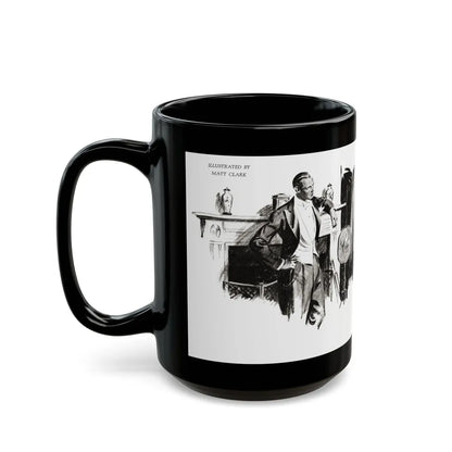 A Social Error (2), The American Magazine, August 1932 - Black Coffee Mug-Go Mug Yourself