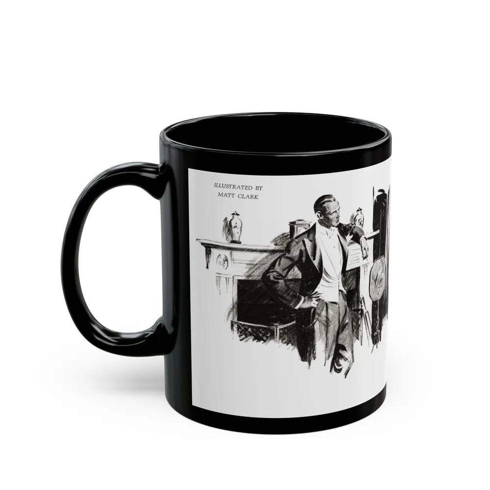 A Social Error (2), The American Magazine, August 1932 - Black Coffee Mug-Go Mug Yourself