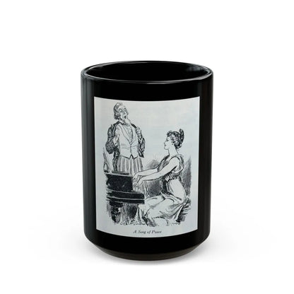 A Song of Peace, Life magazine, November 28, 1918 - Black Coffee Mug-15oz-Go Mug Yourself