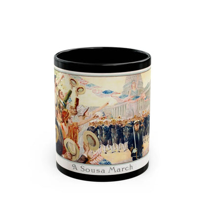 A Sousa March, World War I Propaganda (1918) - Black Coffee Mug-11oz-Go Mug Yourself