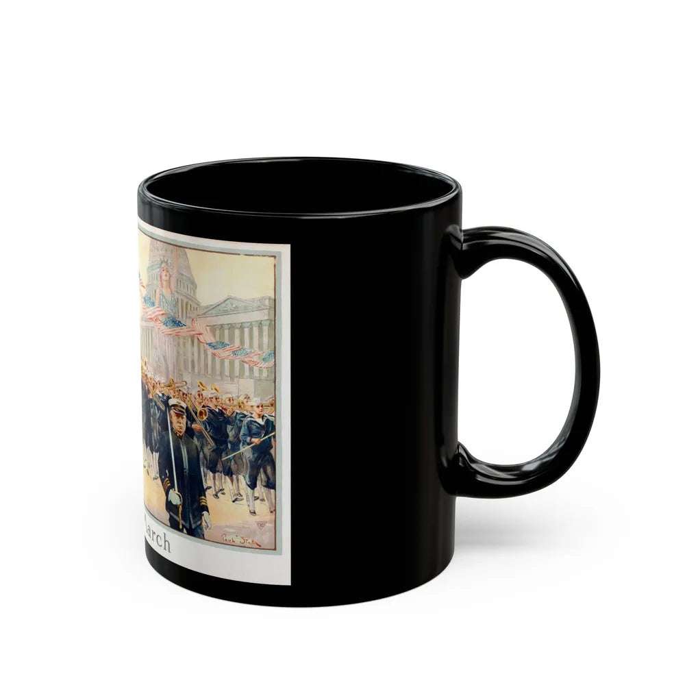 A Sousa March, World War I Propaganda (1918) - Black Coffee Mug-Go Mug Yourself