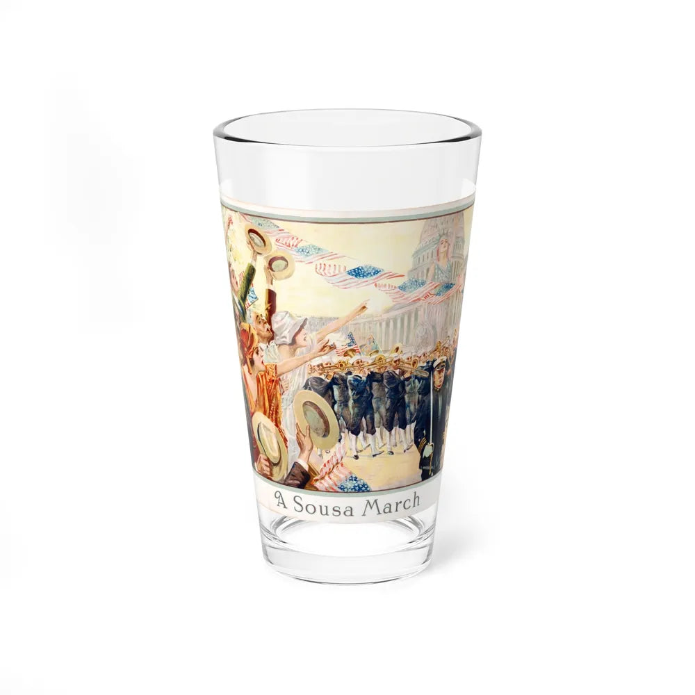 A Sousa March, World War I Propaganda (1918) (Magazine Illustration) Pint Glass 16oz-16oz-Go Mug Yourself