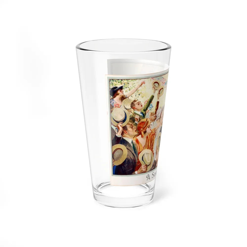 A Sousa March, World War I Propaganda (1918) (Magazine Illustration) Pint Glass 16oz-Go Mug Yourself