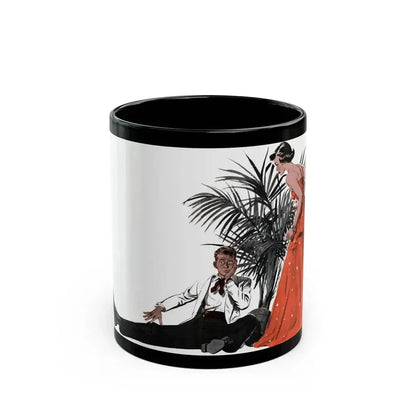 A Spring Motif, Collier's, April 12, 1952 - Black Coffee Mug 11oz - Go Mug Yourself