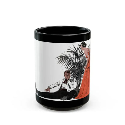 A Spring Motif, Collier's, April 12, 1952 - Black Coffee Mug 15oz - Go Mug Yourself