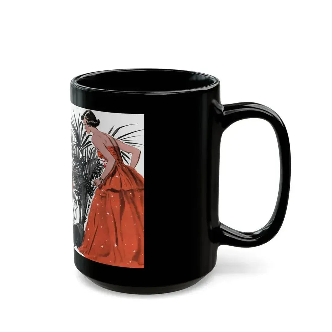 A Spring Motif, Collier's, April 12, 1952 - Black Coffee Mug - Go Mug Yourself