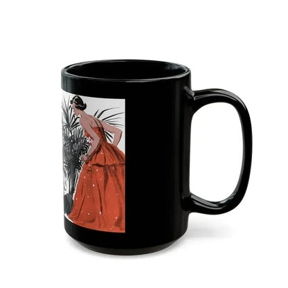 A Spring Motif, Collier's, April 12, 1952 - Black Coffee Mug - Go Mug Yourself