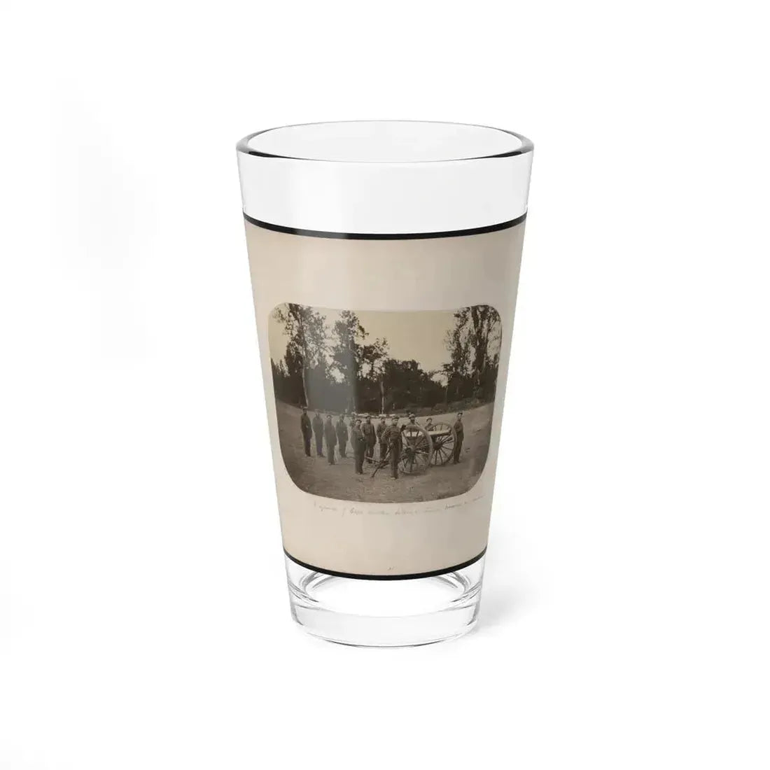 A Squad Of Capt. Smith's Battery - Lieut. Woods In Command (U.S. Civil War) Pint Glass 16oz 16oz - Go Mug Yourself
