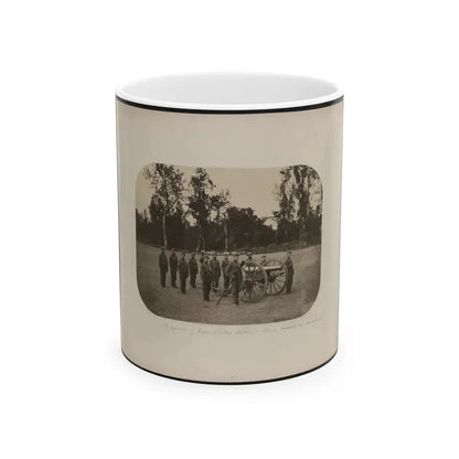 A Squad Of Capt. Smith's Battery - Lieut. Woods In Command (U.S. Civil War) White Coffee Mug 11oz - Go Mug Yourself