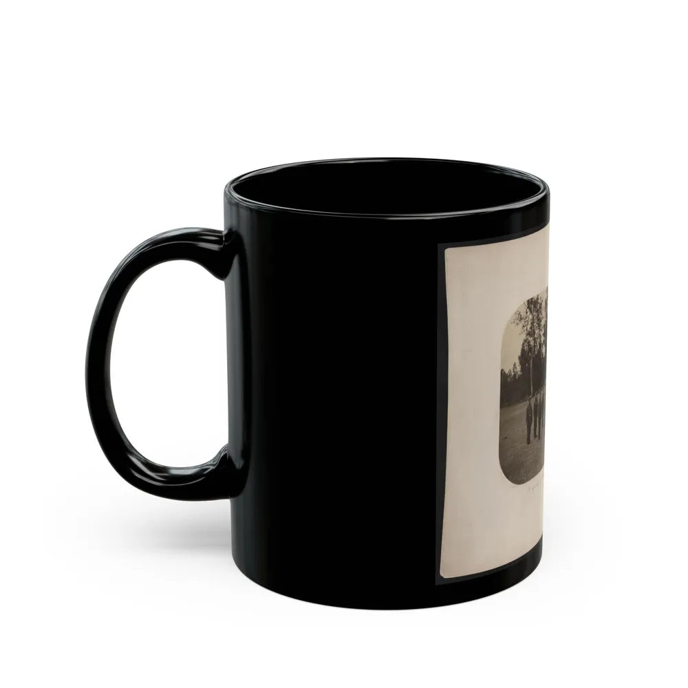 A Squad Of Capt. Smith's Battery - Lieut. Woods In Command (U.S. Civil War) Black Coffee Mug-Go Mug Yourself