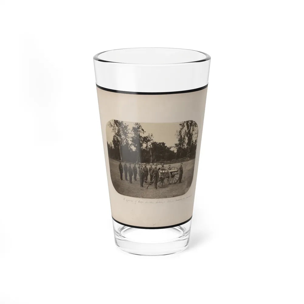 A Squad Of Capt. Smith's Battery - Lieut. Woods In Command (U.S. Civil War) Pint Glass 16oz-16oz-Go Mug Yourself