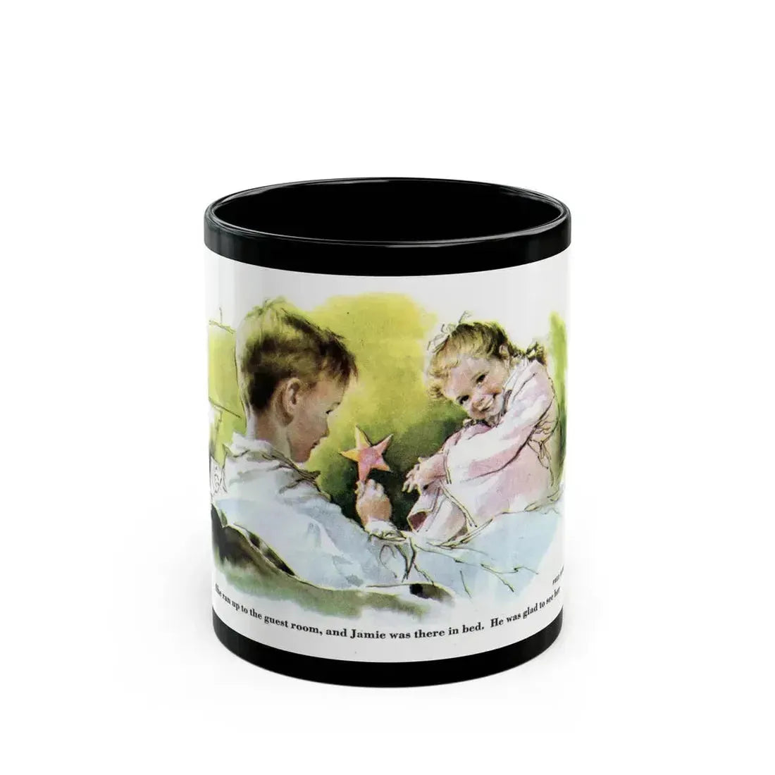 A Star for Jamie, Collier's, April 12, 1952 - Black Coffee Mug 11oz - Go Mug Yourself