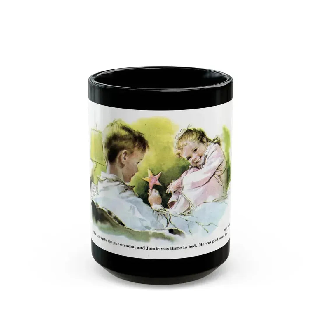 A Star for Jamie, Collier's, April 12, 1952 - Black Coffee Mug 15oz - Go Mug Yourself
