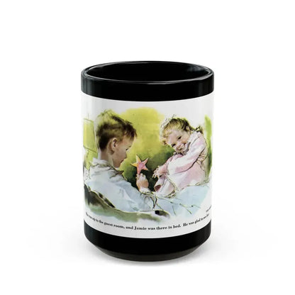 A Star for Jamie, Collier's, April 12, 1952 - Black Coffee Mug 15oz - Go Mug Yourself