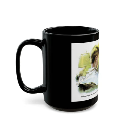 A Star for Jamie, Collier's, April 12, 1952 - Black Coffee Mug-Go Mug Yourself