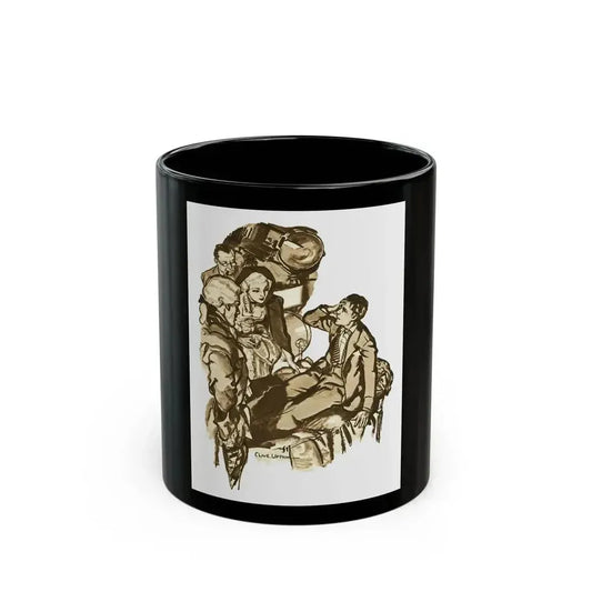 A Star Found Love by Eric Wood, Film Pictorial magazine, 1934 - Black Coffee Mug 11oz - Go Mug Yourself