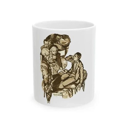 A Star Found Love by Eric Wood, Film Pictorial magazine, 1934 - White Coffee Mug 11oz - Go Mug Yourself