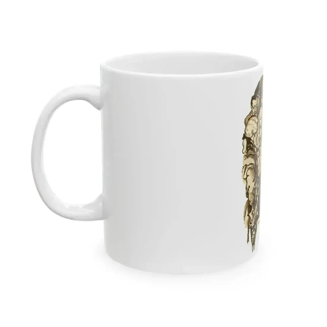 A Star Found Love by Eric Wood, Film Pictorial magazine, 1934 - White Coffee Mug - Go Mug Yourself