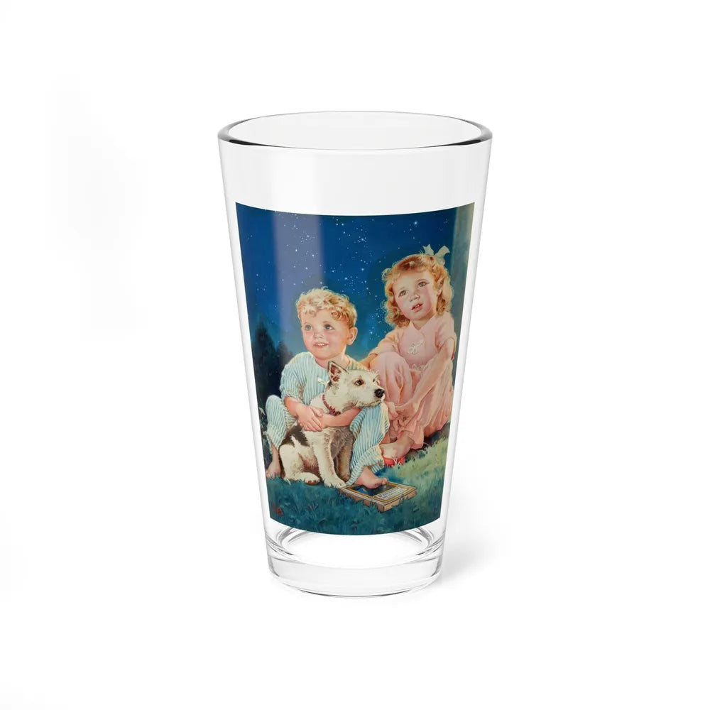 A Starry Night, advertising illustration for Hoover Company, 1937 (Magazine Illustration) Pint Glass 16oz-16oz-Go Mug Yourself