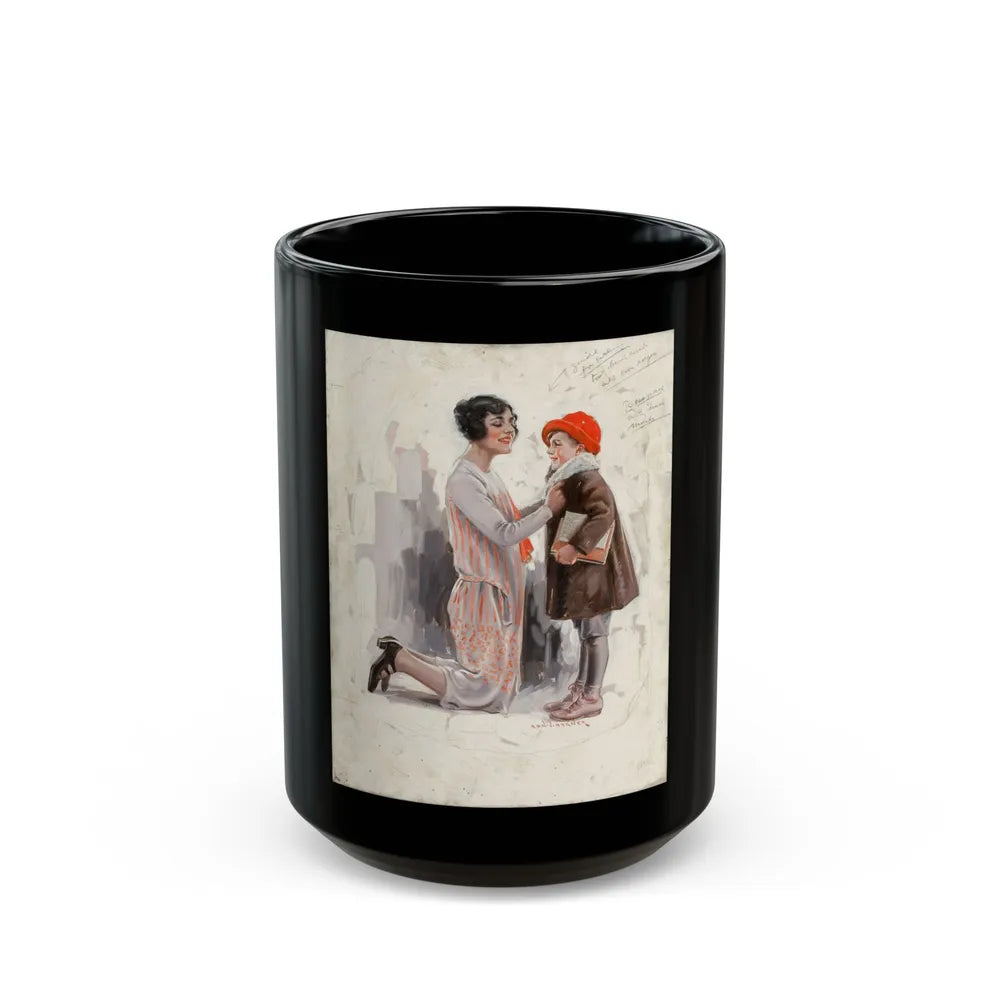 A Statement to Mothers, Cream of Wheat advertisement, 1926 - Black Coffee Mug-15oz-Go Mug Yourself