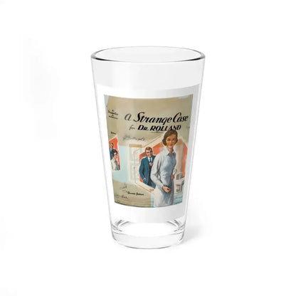 A Strange Case for Dr. Rolland by Jeanne Judson (Avalon Books, 1971) - Pint Glass 16oz 16oz - Go Mug Yourself