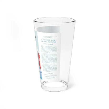 A Strange Case for Dr. Rolland by Jeanne Judson, Dustjacket (Avalon Books, 1971) - Pint Glass 16oz - Go Mug Yourself