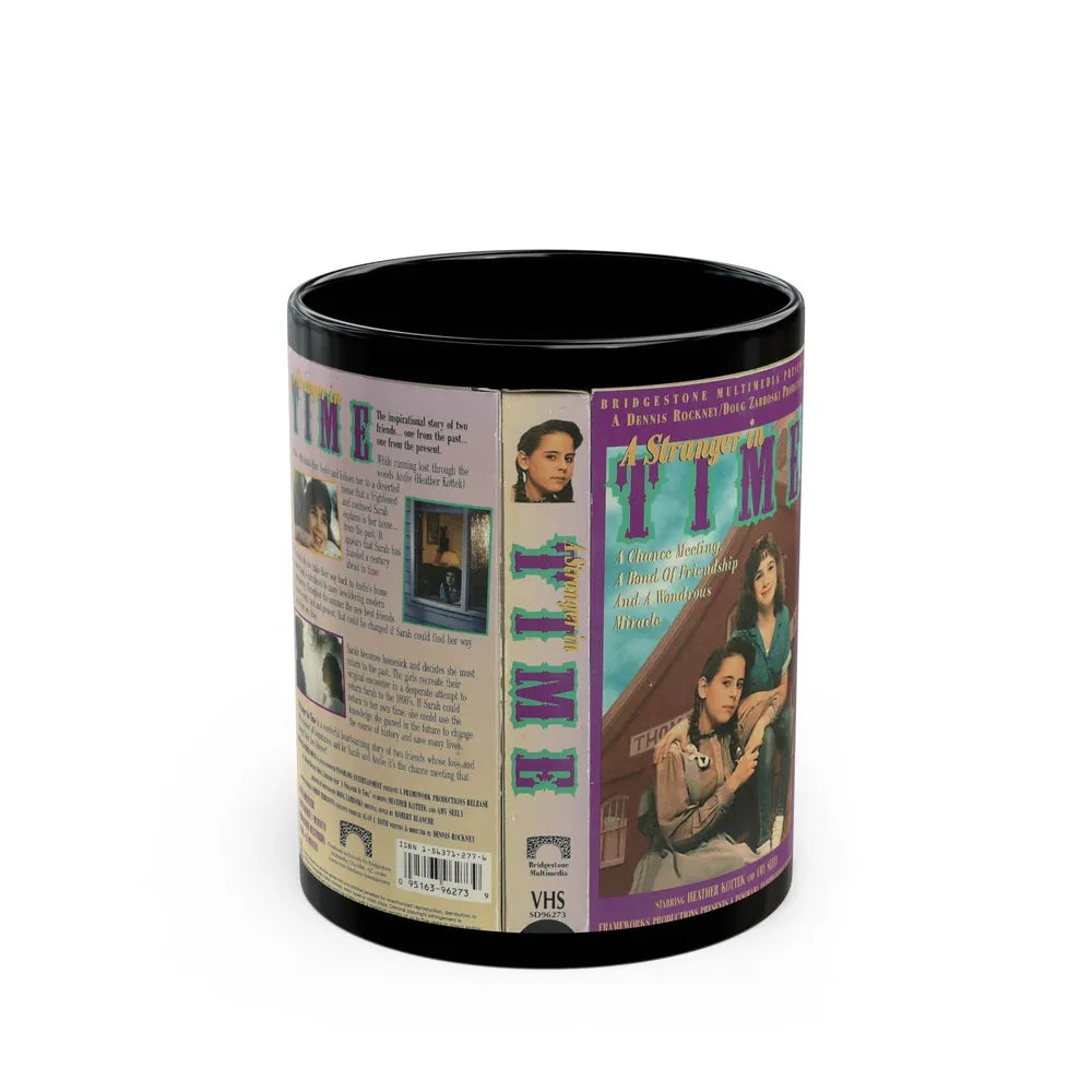 A STRANGER IN TIME (VHS COVER) - Black Coffee Mug-11oz-Go Mug Yourself