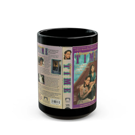 A STRANGER IN TIME (VHS COVER) - Black Coffee Mug-15oz-Go Mug Yourself