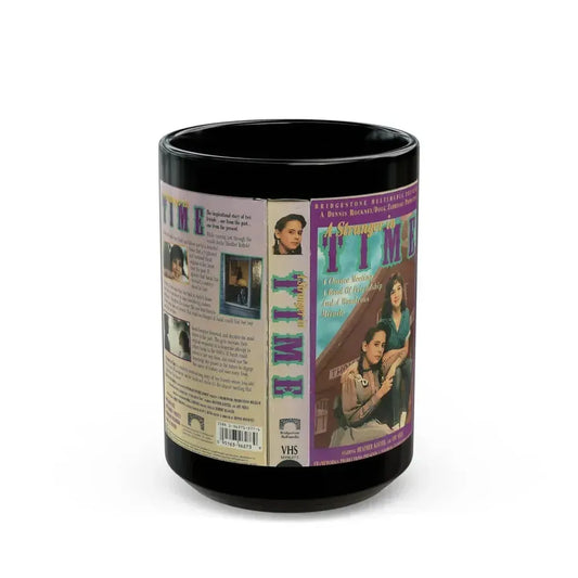 A STRANGER IN TIME (VHS COVER) - Black Coffee Mug 15oz - Go Mug Yourself