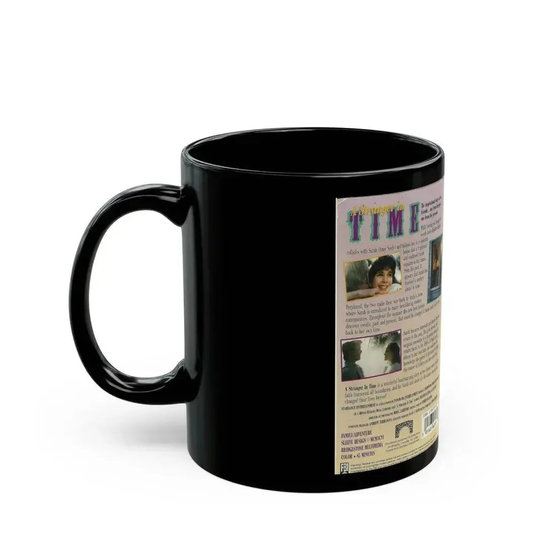 A STRANGER IN TIME (VHS COVER) - Black Coffee Mug - Go Mug Yourself