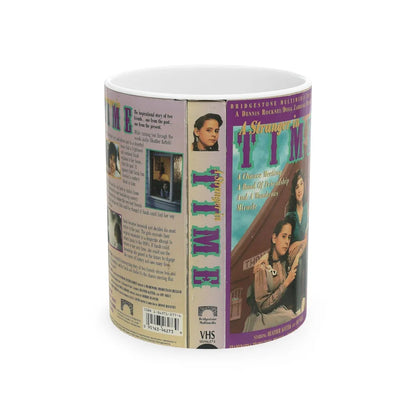 A STRANGER IN TIME (VHS COVER) - White Coffee Mug-11oz-Go Mug Yourself