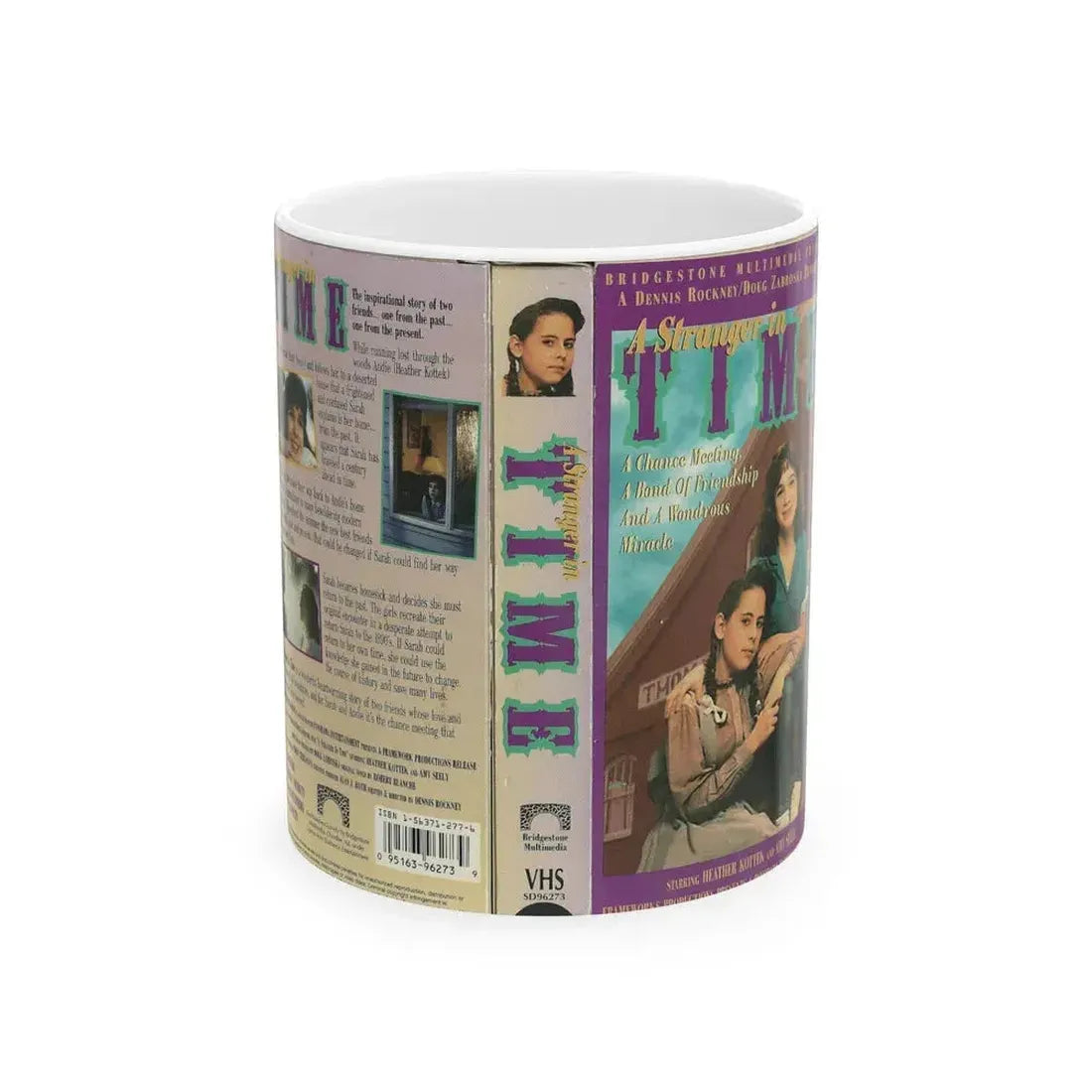A STRANGER IN TIME (VHS COVER) - White Coffee Mug 11oz - Go Mug Yourself