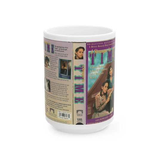 A STRANGER IN TIME (VHS COVER) - White Coffee Mug-15oz-Go Mug Yourself