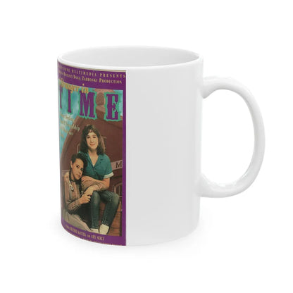 A STRANGER IN TIME (VHS COVER) - White Coffee Mug-Go Mug Yourself