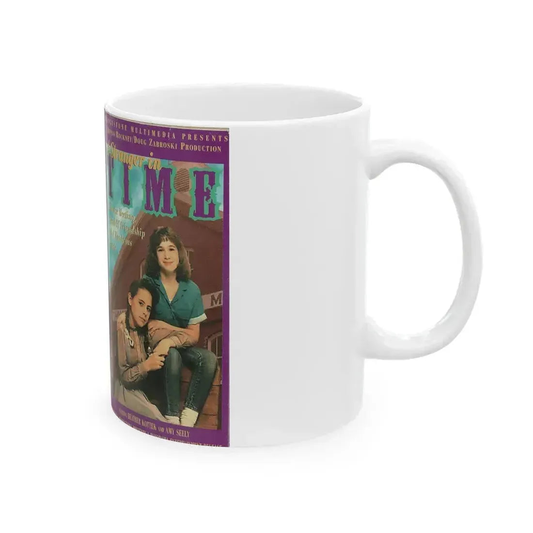 A STRANGER IN TIME (VHS COVER) - White Coffee Mug - Go Mug Yourself