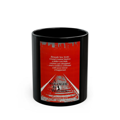 A STRANGER IS WATCHING 1982 Movie Poster - Black Coffee Mug-11oz-Go Mug Yourself