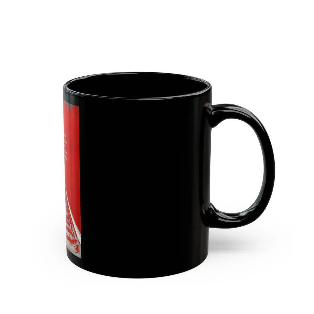 A STRANGER IS WATCHING 1982 Movie Poster - Black Coffee Mug-Go Mug Yourself