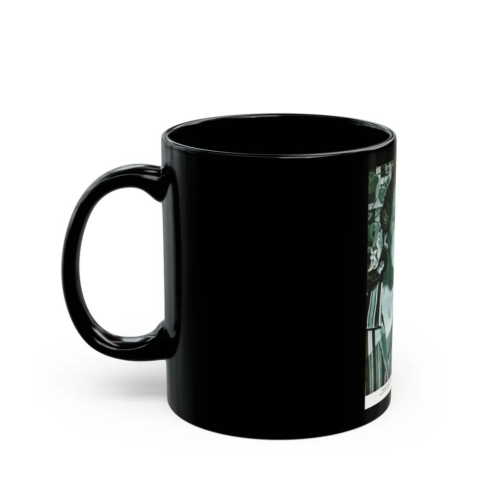 A Stranger To His Son, Redbook, February 1947 - Black Coffee Mug-Go Mug Yourself